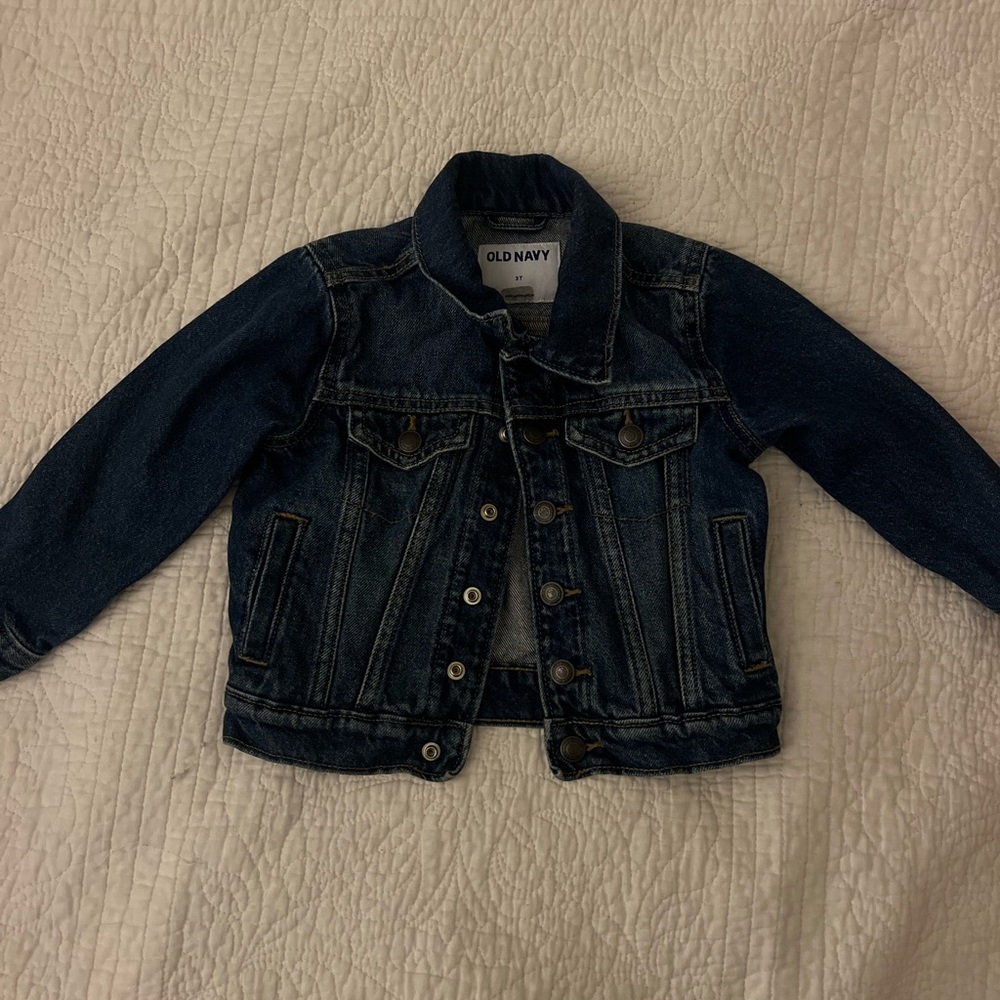 Old Navy Kids Dark Blue Jean Jacket